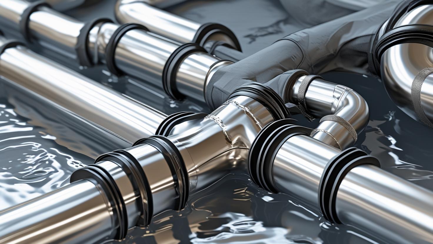 P3 Ducting Systems Waterproofed P3 duct installations for enhanced durability.