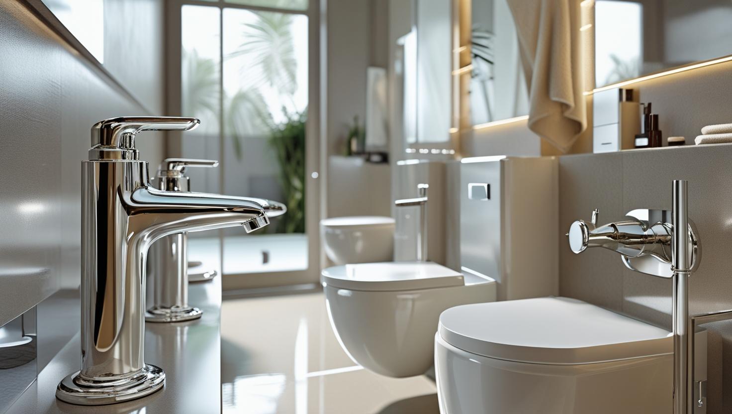 Sanitary Ware Installations High-quality WC, mixers, and bathroom accessories supplied and fixed.