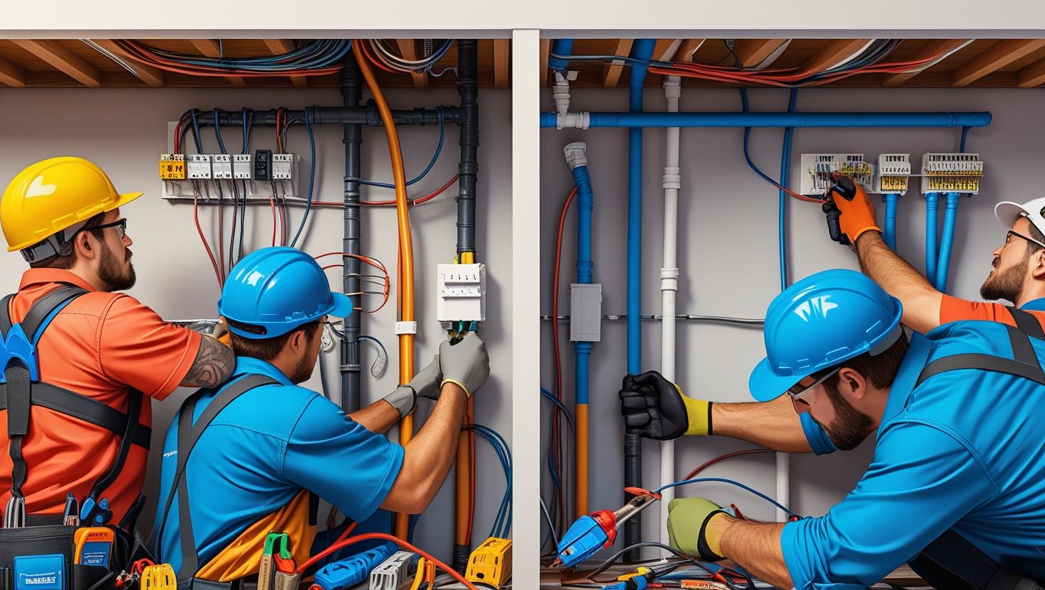 Electrical & Plumbing Services Troubleshooting, repairs, wiring, lighting, piping (Poly, PPR, PVC, HPVC).