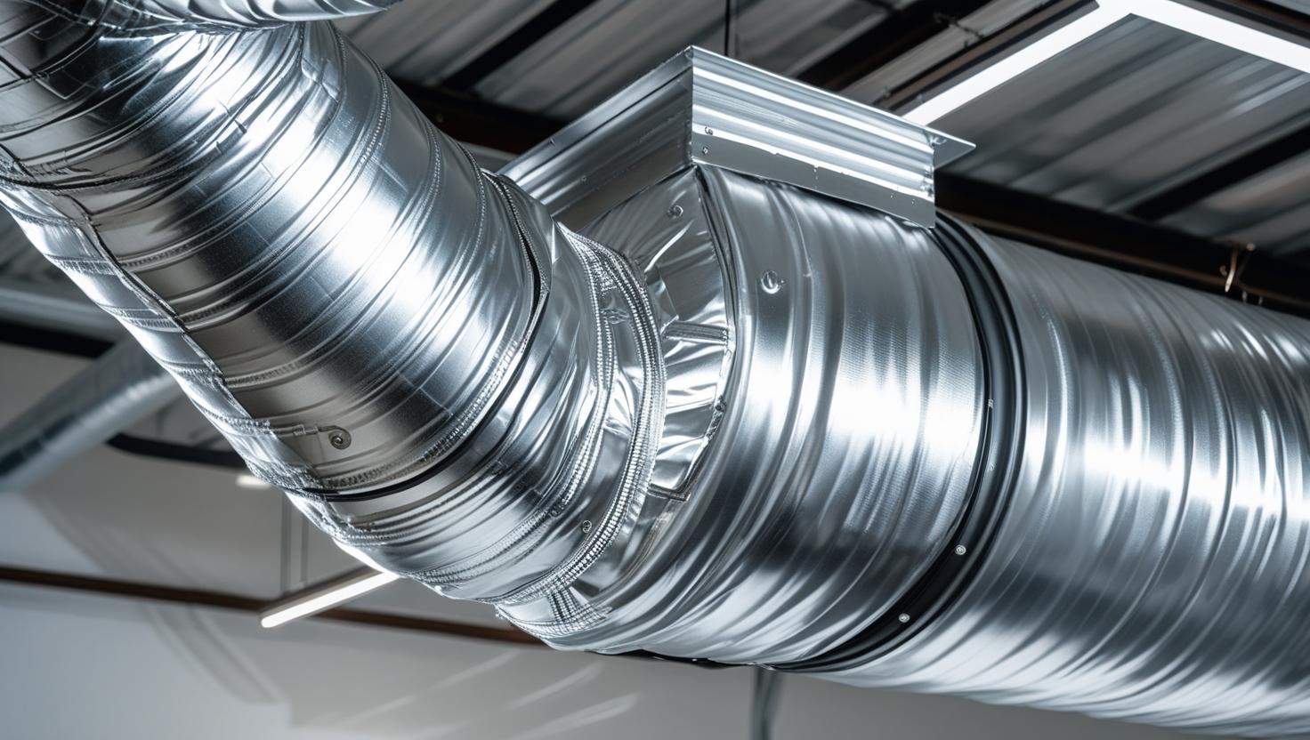 G.I Duct Installation With complete insulation and waterproofing for long-term performance.